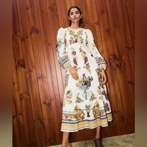 Alemais Mercado Midi Dress $560 NEW without tag US size! - Picture 2 of 6